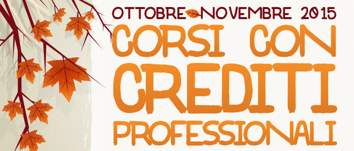 Autunno 2015 - Corsi con crediti professionali a Torino per Ingegneri, Periti, Commercialisti